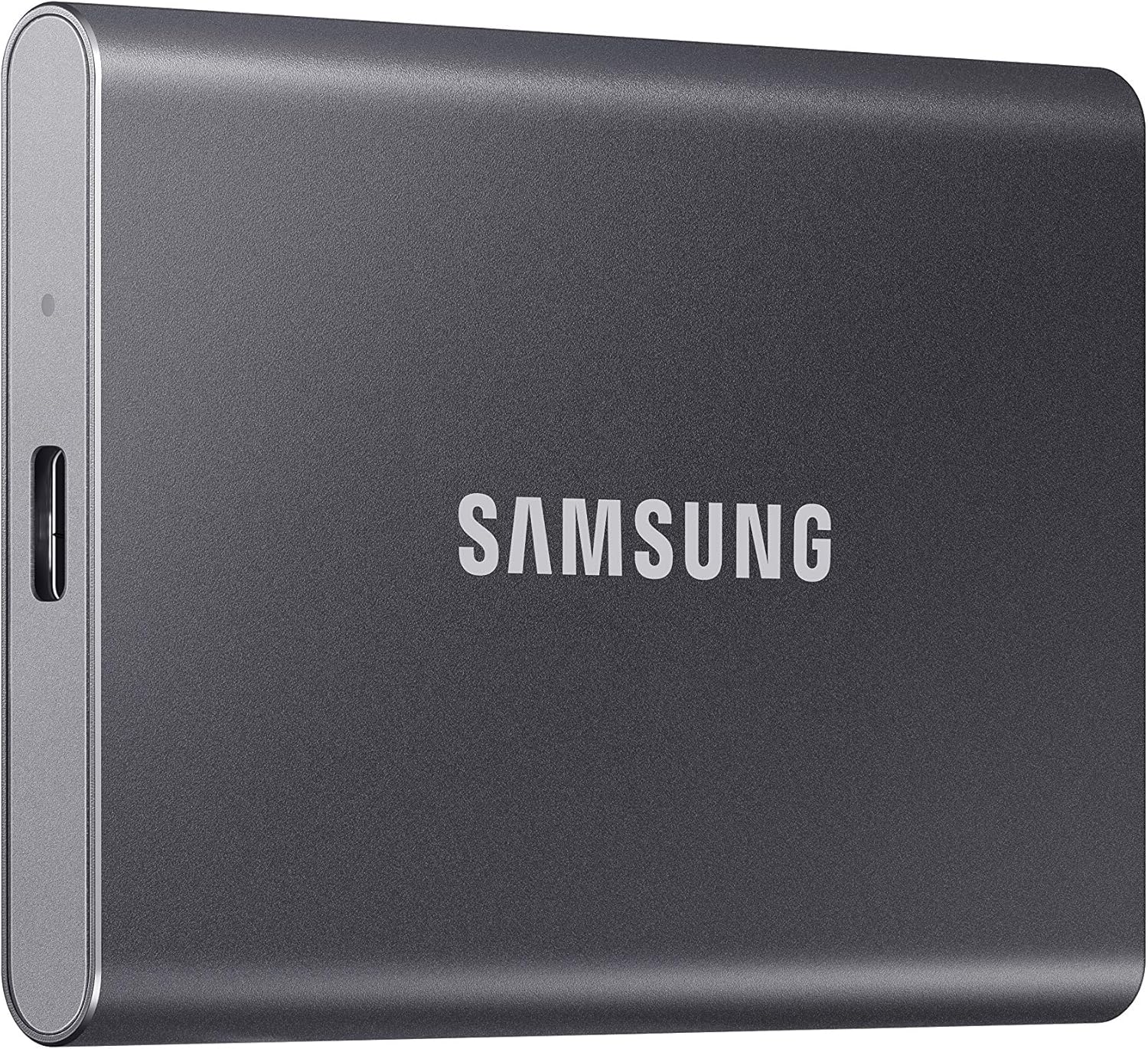 SAMSUNG T7 Portable SSD, 500GB External Solid State Drive, Speeds Up to 1,050MB/s, USB 3.2 Gen 2, Reliable Storage for Gaming, Students, Professionals, MU-PC500T/AM, Gray