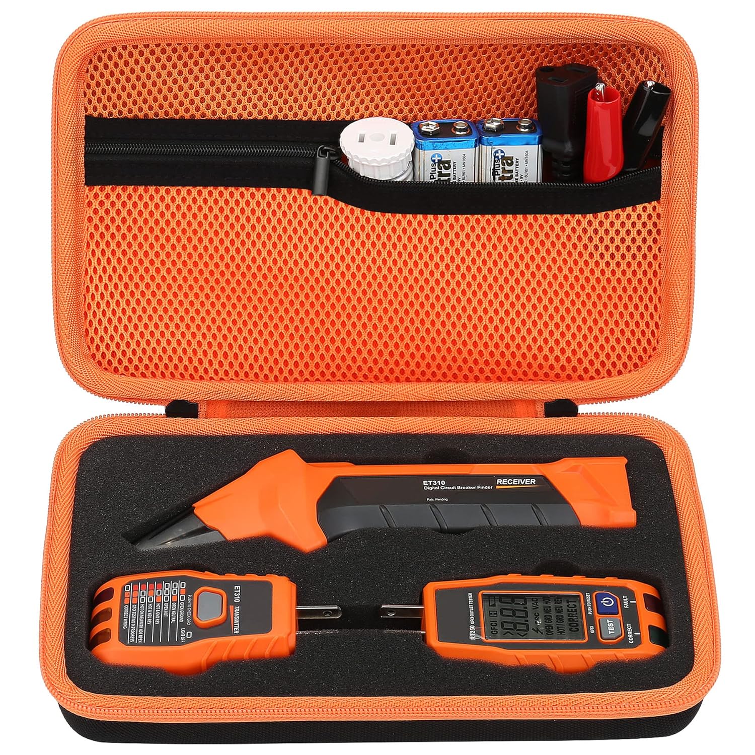 Aenllosi Hard Carrying Case Replacement for Klein Tools ET310 AC Circuit Breaker Finder GFCI Tester Tool Kit (Case Only)