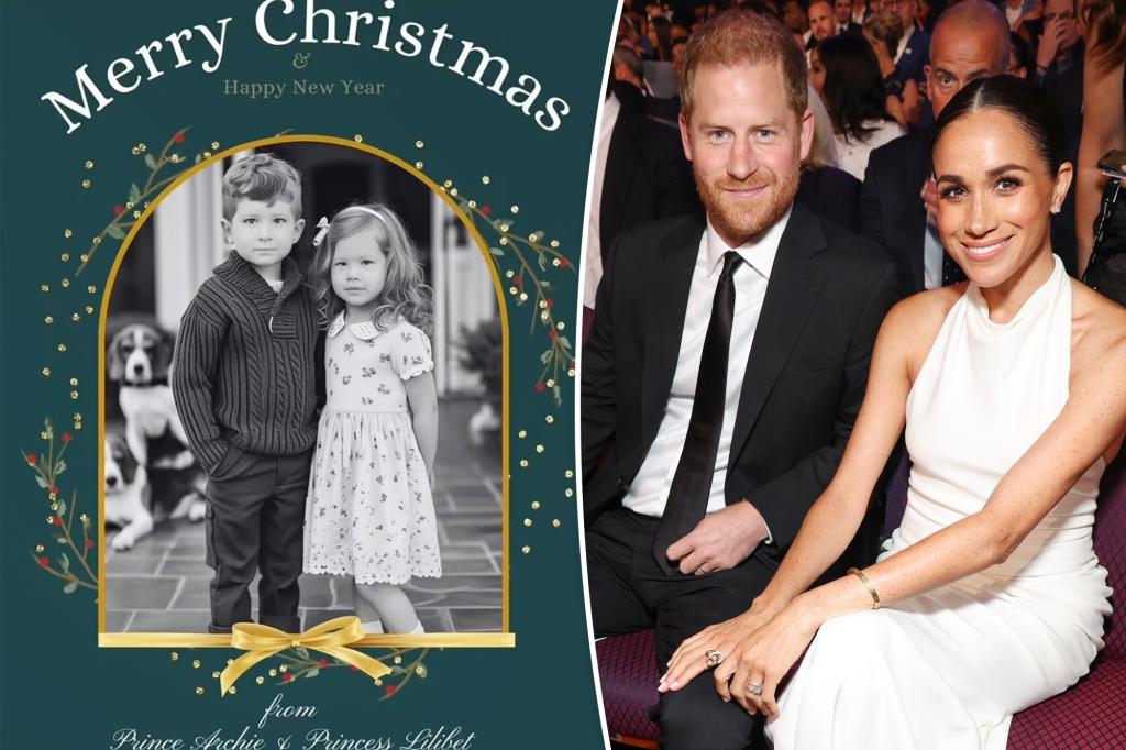 AI Christmas card of Prince Harry, Meghan Markle kids goes viral