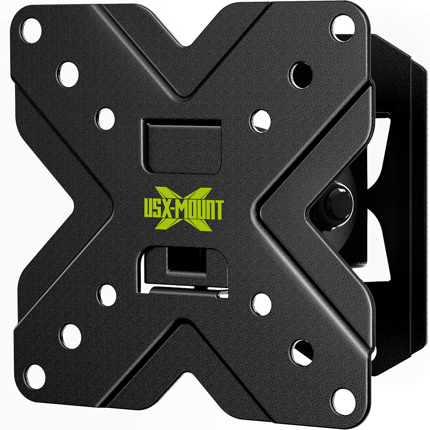 USX MOUNT TV Wall Mount Monitor Mount Bracket with Adjustable Tilt Swivel for 10inch to 26inch LED LCD OLED TVs and Monitors – VESA Size Up to 100x100mm and Weight Capacity Up to 22lbs-XMS002