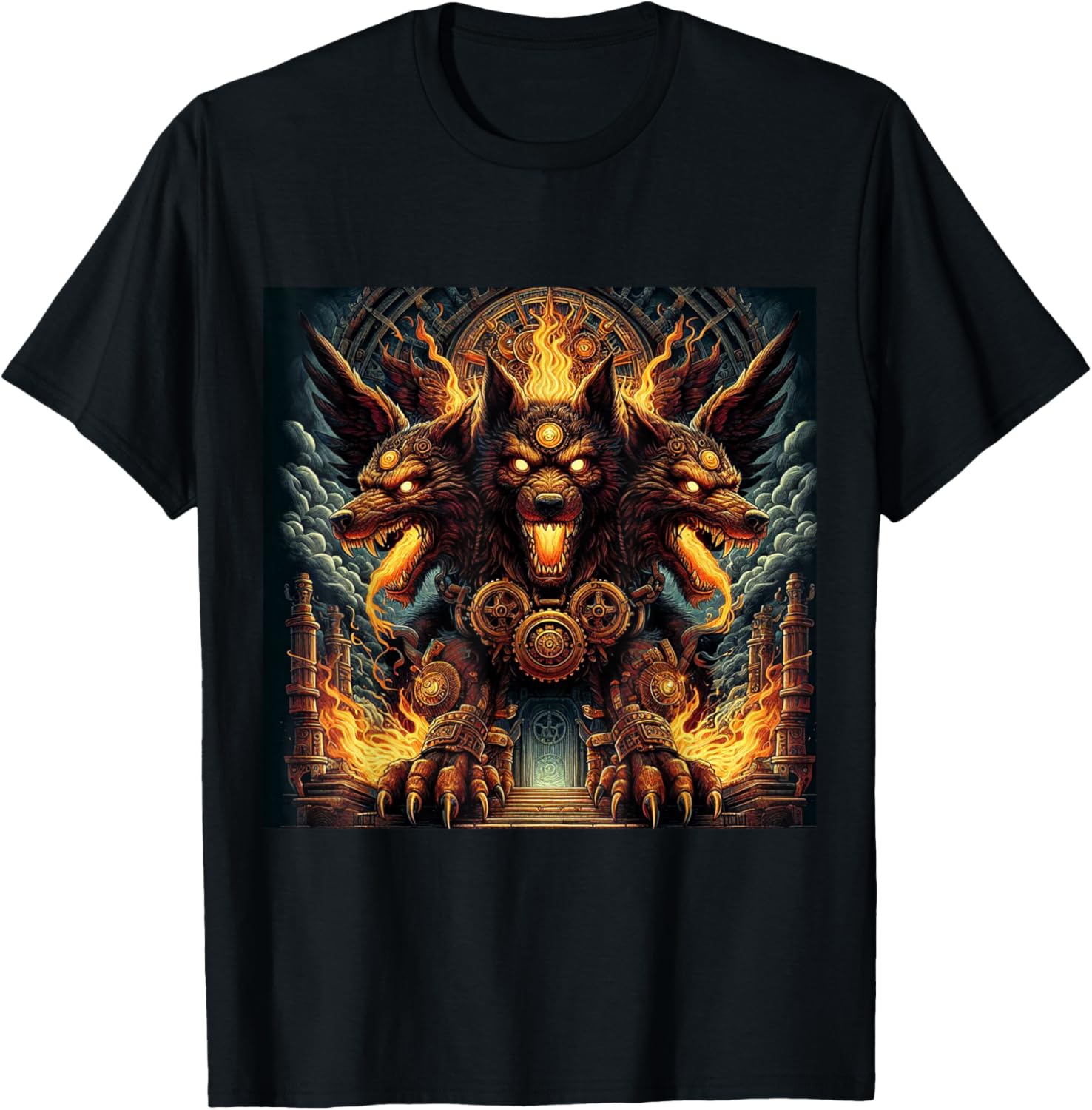 Cyberpunk style Cerberus T-Shirt