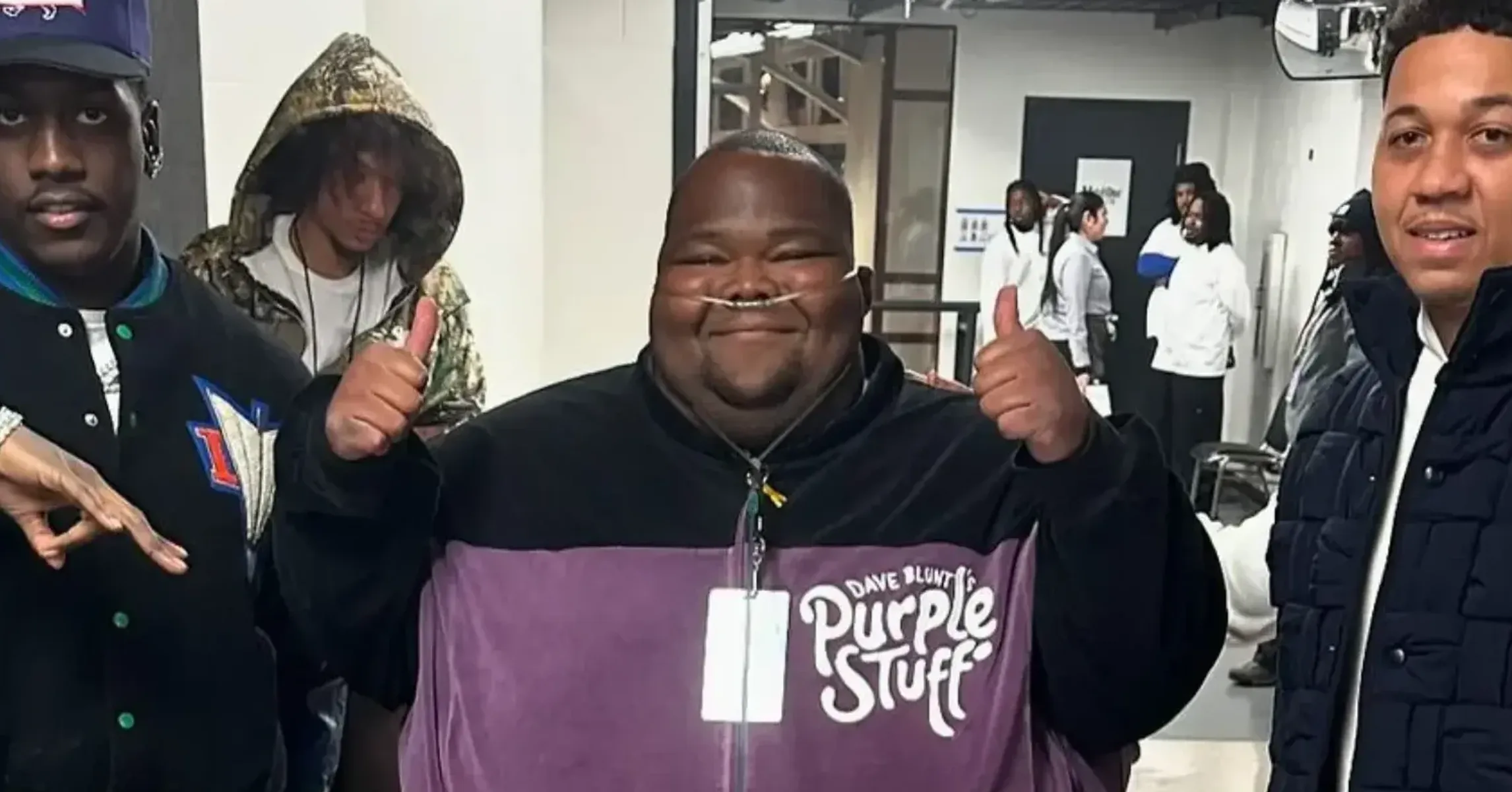 Dave Blunts Reportedly Hospitalized After Throwing Purple Tracksuit Out