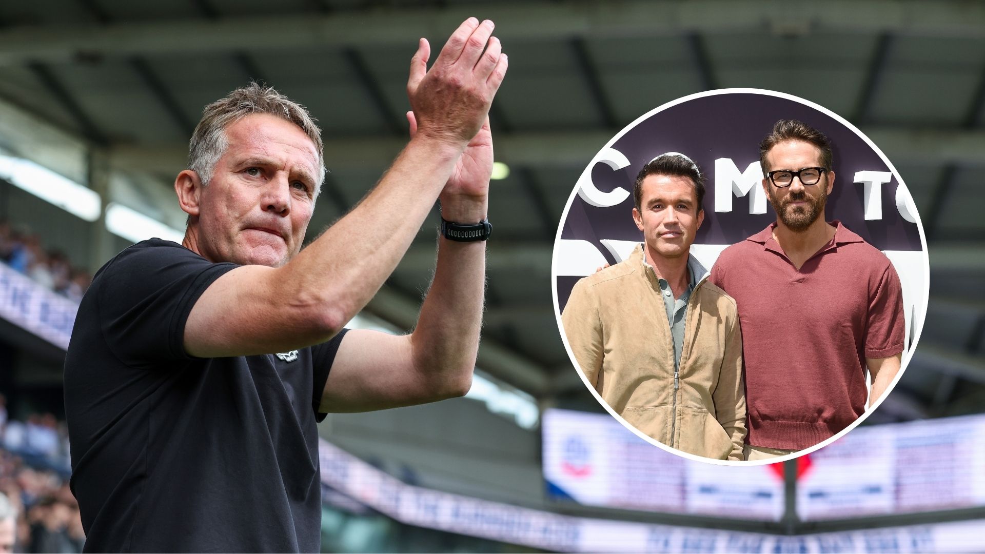 Rob McElhenney and Ryan Reynolds must now overrule Phil Parkinson to stop one Wrexham transfer