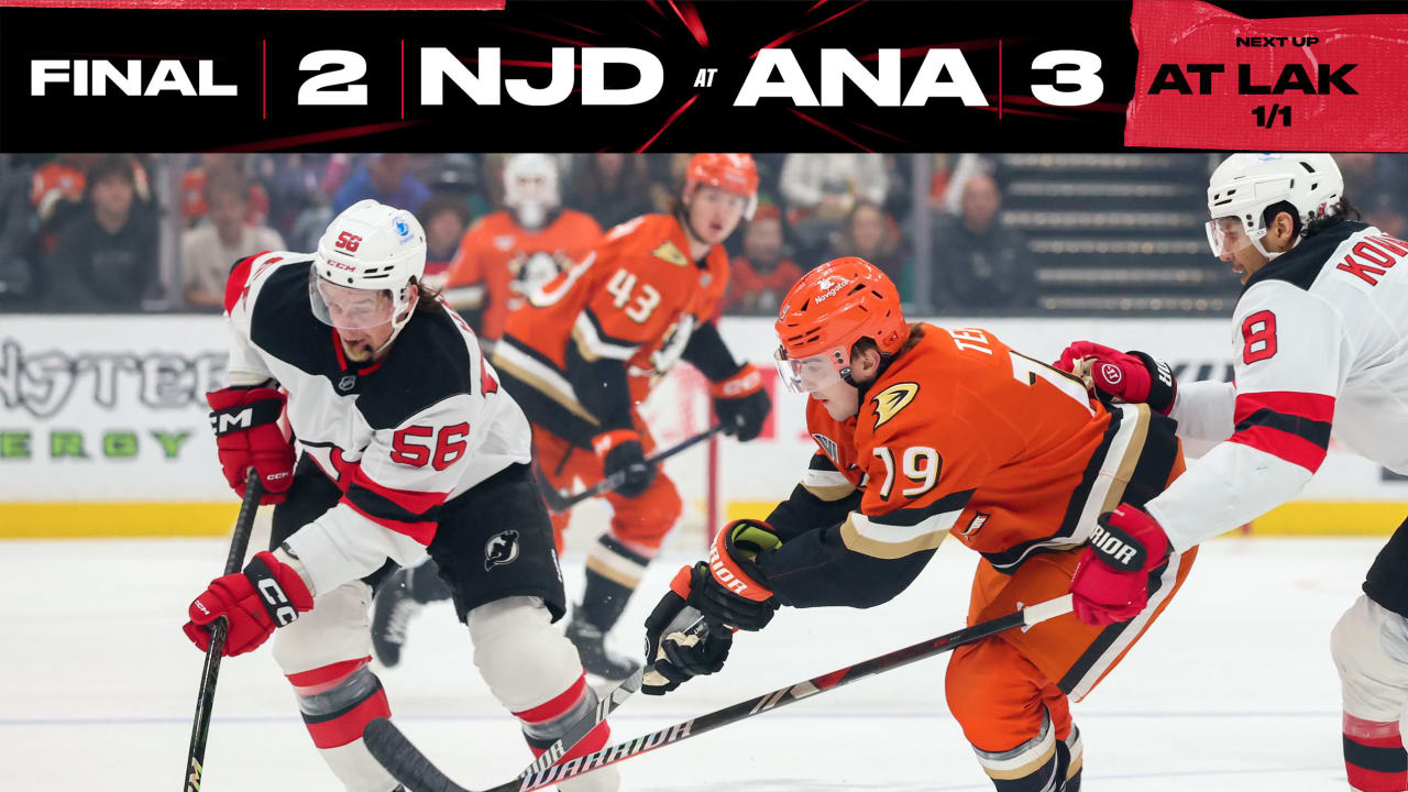 Devils End 2024 with Loss to Ducks | GAME STORY