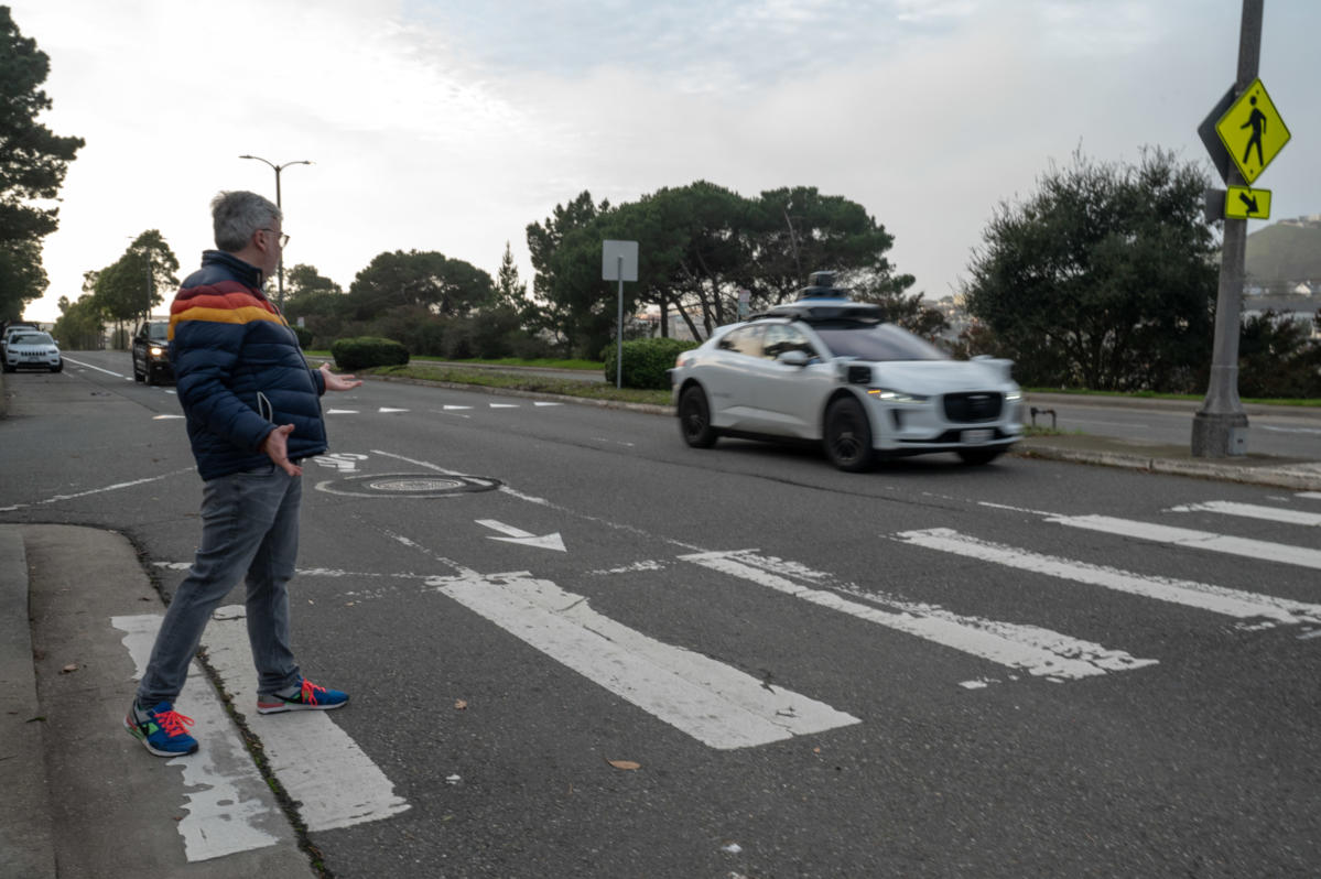 On roads teeming with robotaxis, crossing the street can be harrowing