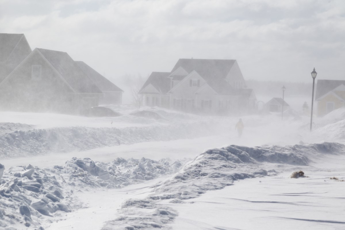 Snow squalls will bring heavy, blowing snow and reduced visibility