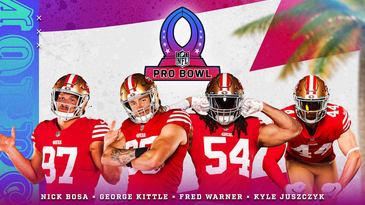 Kittle, Warner and Two More 49ers Players Selected to 2025 Pro Bowl Games 