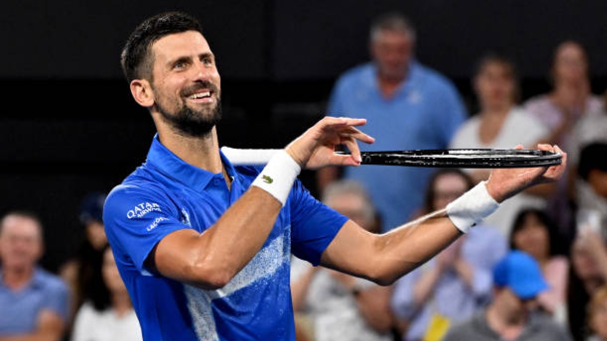 Djokovic explains the reason behind his new celebration