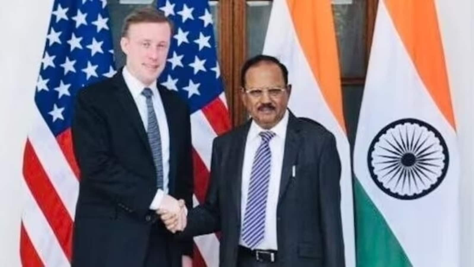 US NSA Sullivan to push for Middle-East economic corridor in talks with Ajit Doval | Latest News India