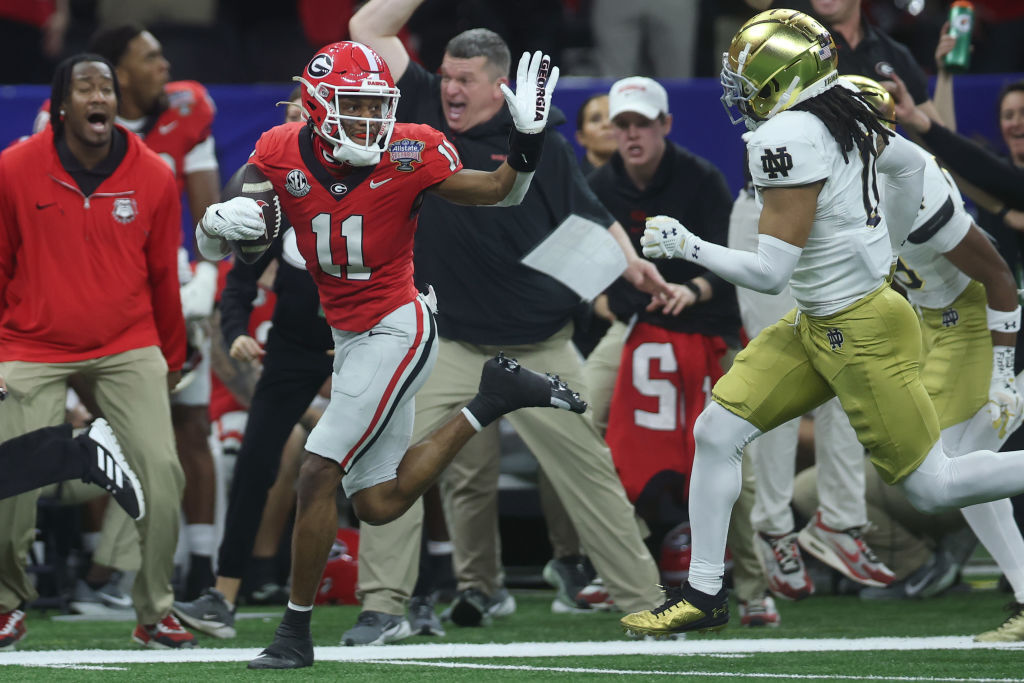 Georgia Player Called For Penalty Despite Not Being In Uniform During Sugar Bowl