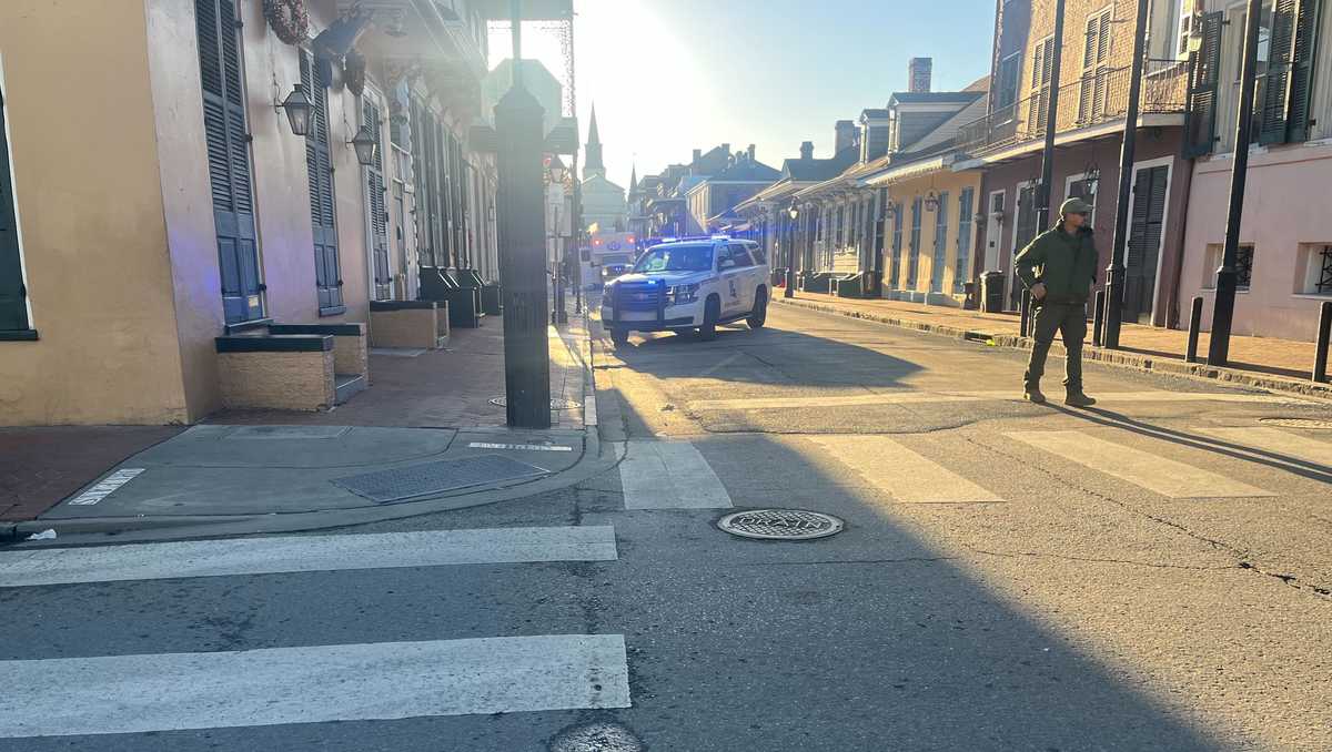 FBI sweeping New Orleans French Quarter after intentional attack