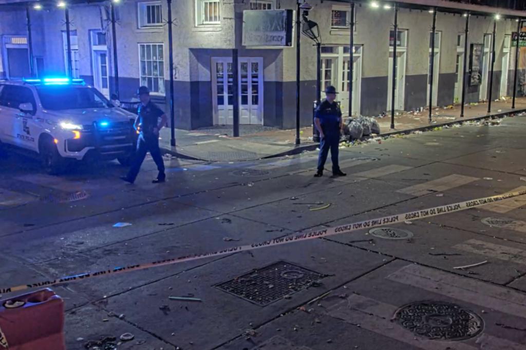 New Orleans French Quarter driver rams car into crowd of people on Bourbon Street, killing at least 1