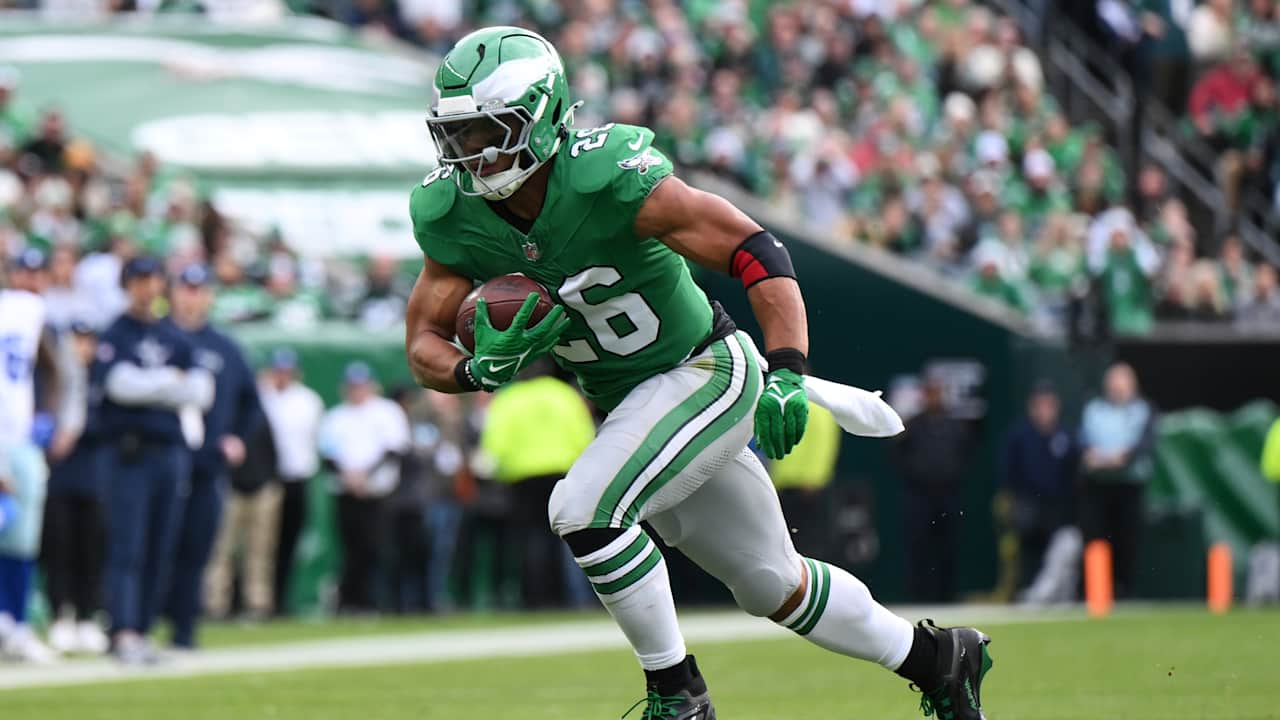 Eagles RB Saquon Barkley will not play in Week 18 vs. Giants; Eric Dickerson’s single-season record remains