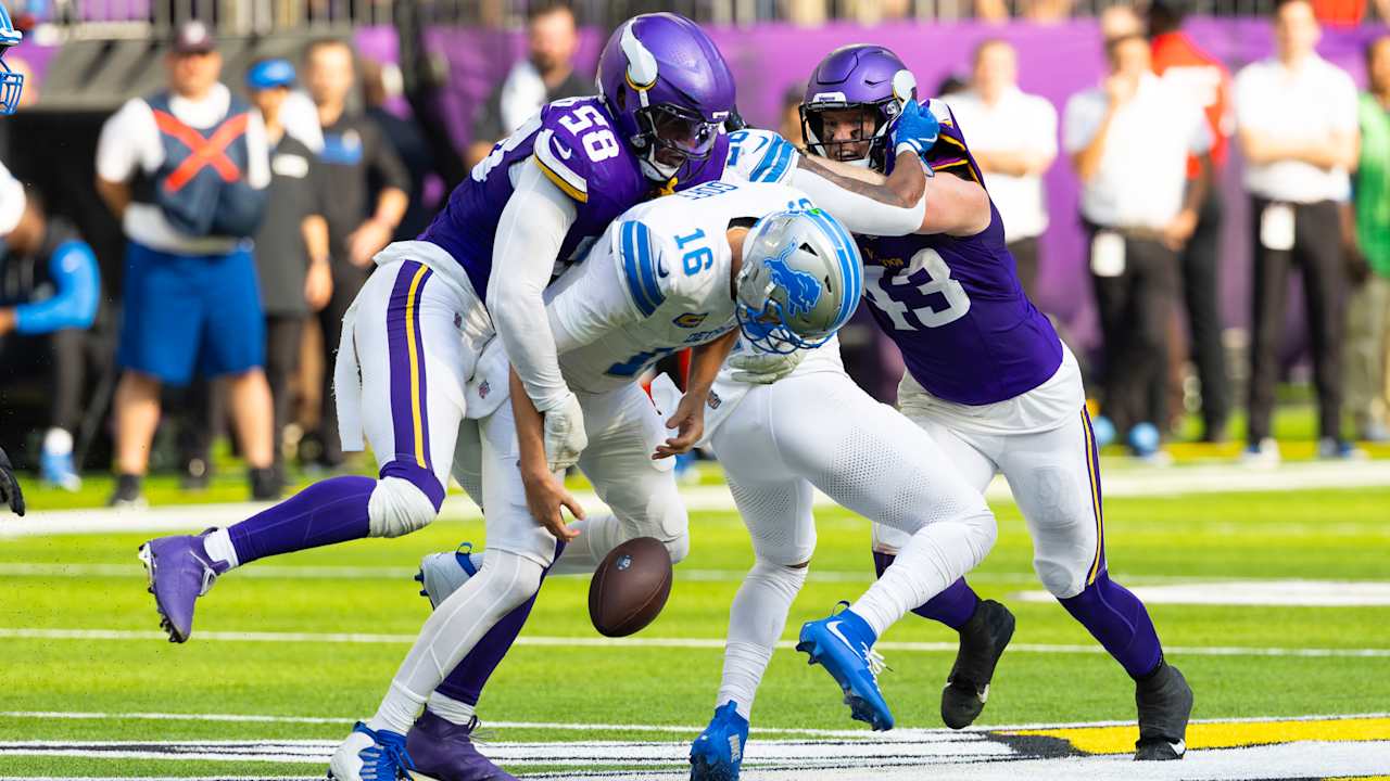 Vikings Enter As Underdogs in Division Title Battle With Lions