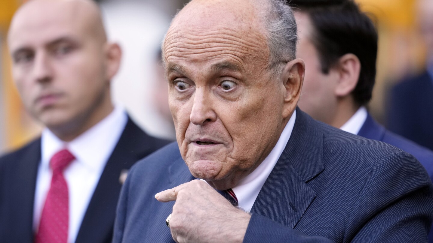 Rudy Giuliani testifies at contempt hearing as lawyers for election workers pursue $148M judgment