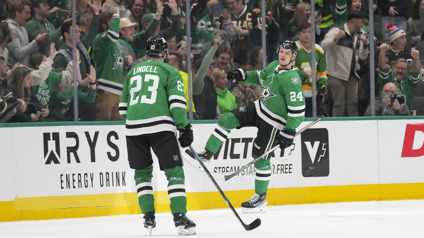 Roope Hintz scores twice, giving him team-high 18 goals, as Stars beat Senators 4-2