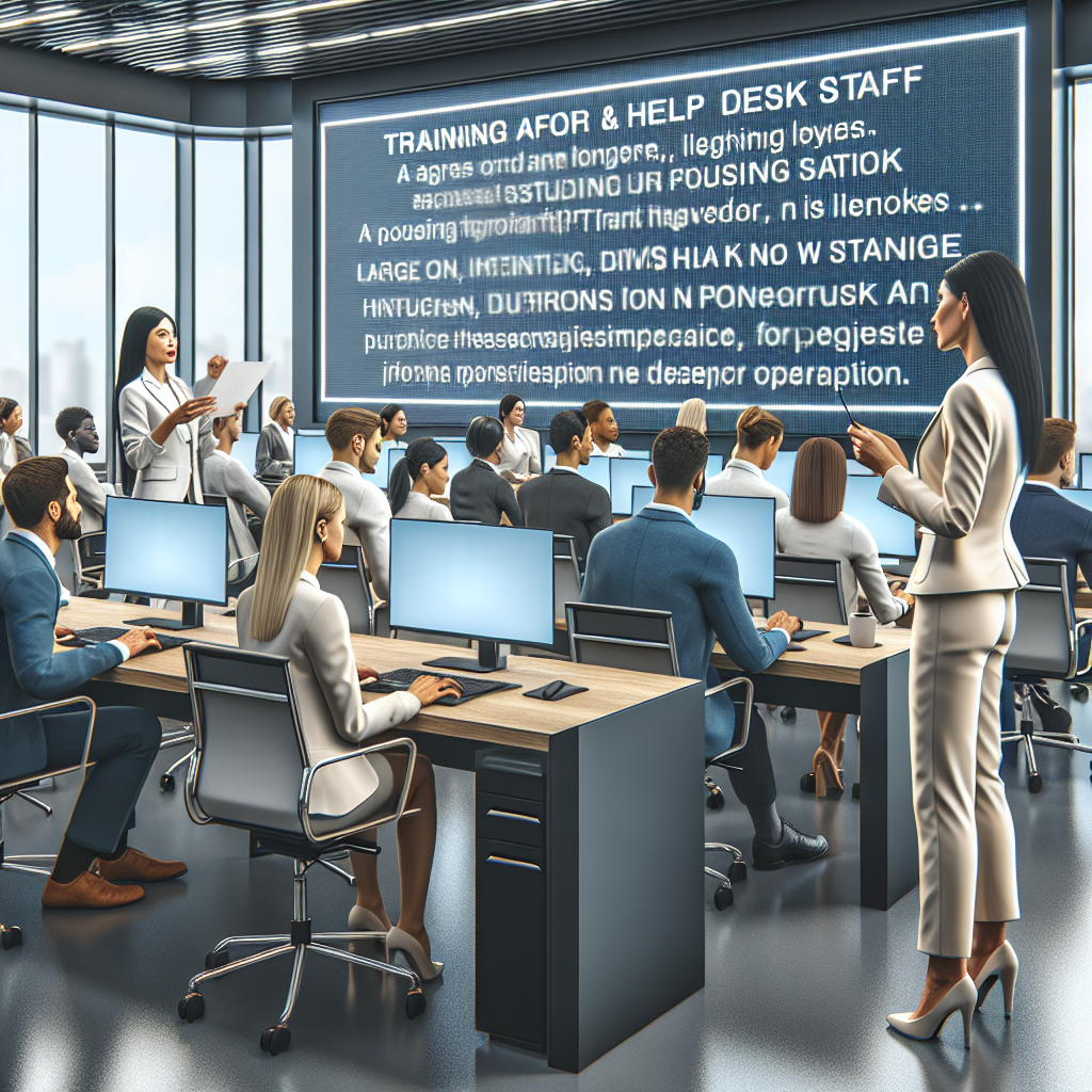 Best Practices for Training Help Desk Staff