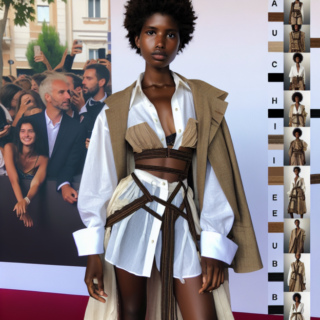 Keke Palmer Stuns in Deconstructed Balmain Look at American Black Film Festival Honors – A Fashionable Twist on the Shirtdress