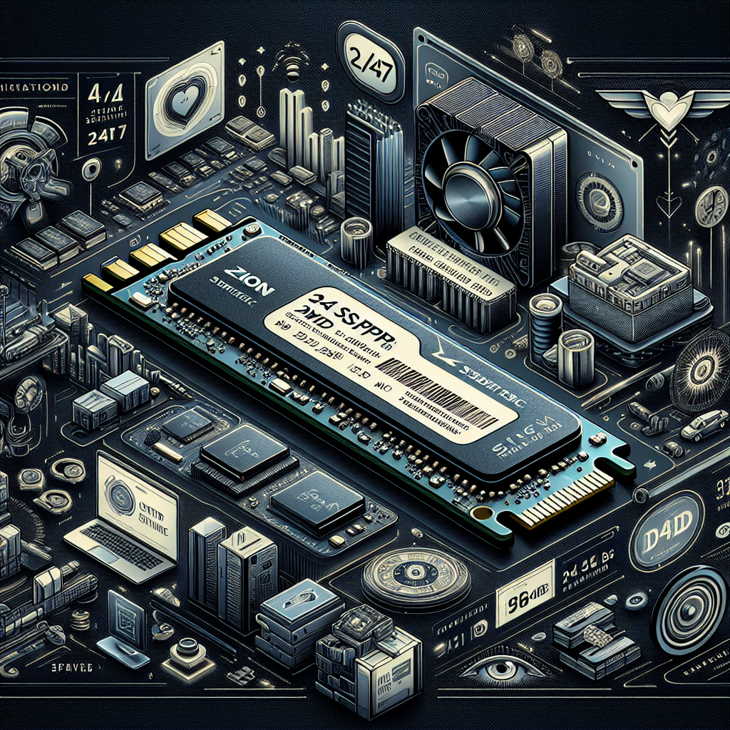 Maximize Performance with Zion’s 24×7 Support for KingSpec 256GB M.2 NVMe SSD – Up to 2400MB/s Speeds, 3D NAND Flash, Compatible with Desktops and Laptops – Global IT Services Leader